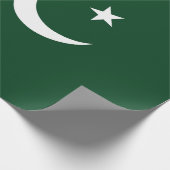 Pakistaanse vlag cadeaupapier (Hoek)