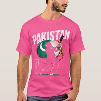Pakistaanse vlag cricket t-shirt