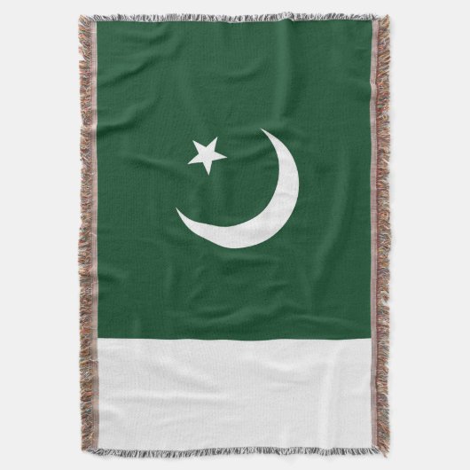 Pakistaanse vlag deken (Voorkant Verticaal)