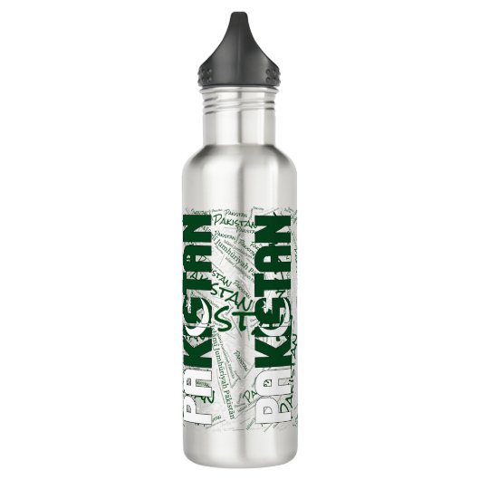 Pakistaanse vlag: een prachtig patriottisch waterfles  (Links)