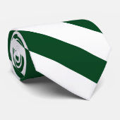 Pakistaanse vlag Elegante Patriottische Stropdas (Opgerold)