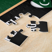 Pakistaanse vlag en Pakistaans land/Pakistan Legpuzzel (Zijkant)