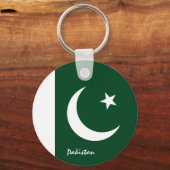 Pakistaanse vlag en Pakistaanse vakantie, reizen/s Sleutelhanger (Voorkant)