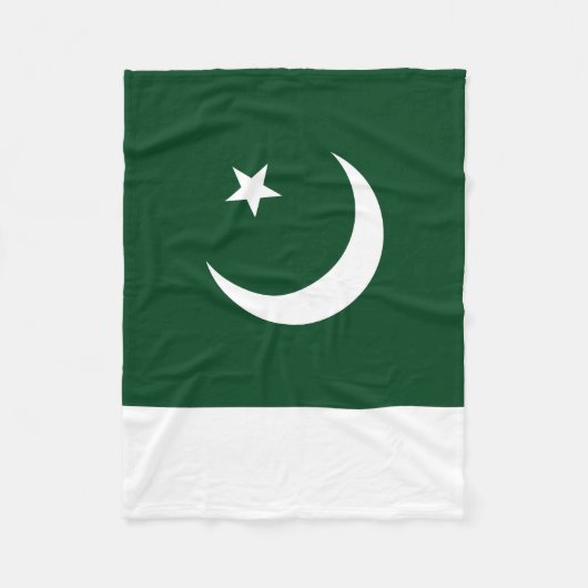 Pakistaanse vlag fleece deken (Voorkant)