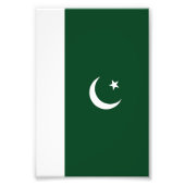 Pakistaanse vlag foto afdruk (Voorkant)
