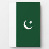 Pakistaanse vlag fotoplaat (voorkant)