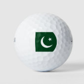 Pakistaanse vlag Golf Ball Golfballen (Voorkant)