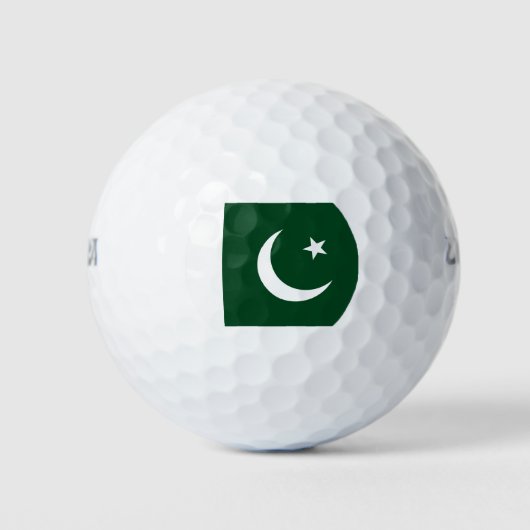 Pakistaanse vlag Golf Ball Golfballen (Voorkant)