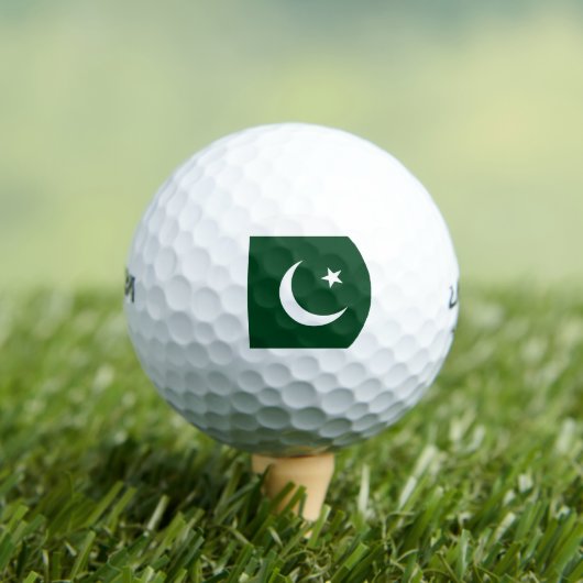 Pakistaanse vlag Golf Ball Golfballen (Insitu Shirt)