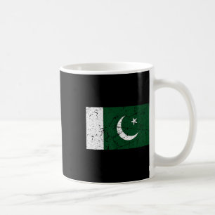 Pakistaanse Vlag Grunge Retro Kleding Souvenirs Pa Koffiemok
