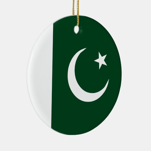 Pakistaanse vlag keramisch ornament (Rechts)