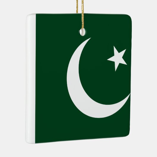 Pakistaanse vlag keramisch ornament (Rechts)