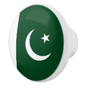 Pakistaanse vlag keramische knop (Rechts)