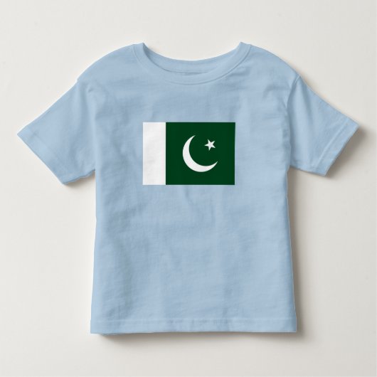 Pakistaanse vlag kinder shirts (Voorkant)