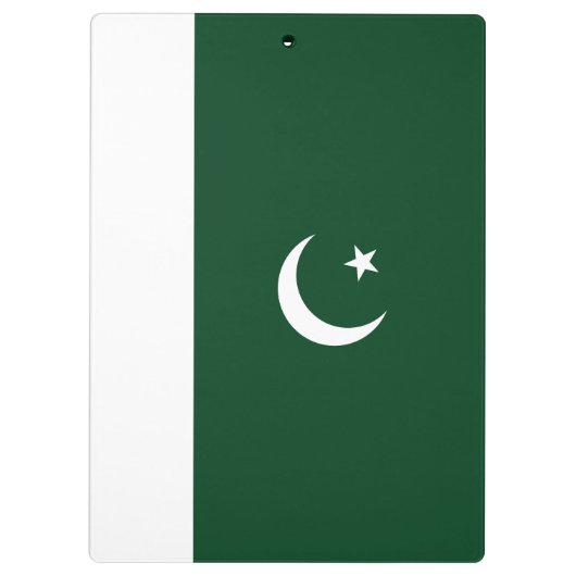 Pakistaanse vlag klembord (Achterkant)