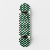 Pakistaanse vlag kleuren harten patroon patriottis persoonlijk skateboard (Voorkant)
