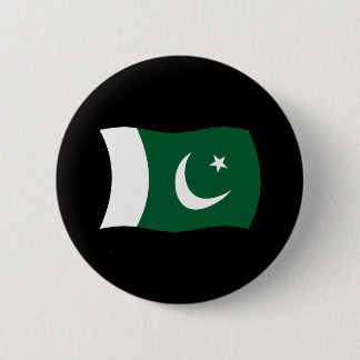 Pakistaanse Vlag Knop Ronde Button 5,7 Cm