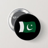 Pakistaanse Vlag Knop Ronde Button 5,7 Cm (Voorkant /achterkant)