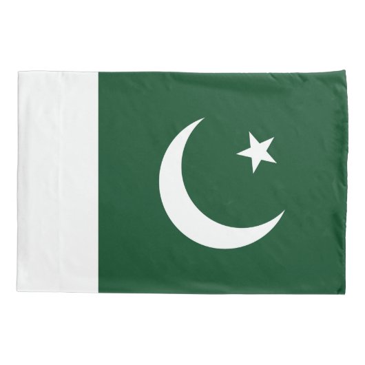 Pakistaanse vlag kussensloop (Achterkant)
