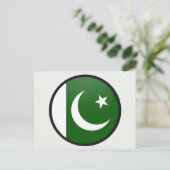 Pakistaanse vlag - kwaliteitscampagne briefkaart (Staand voorkant)