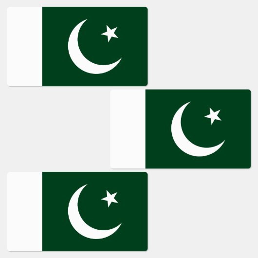 Pakistaanse vlag labels (Groep)