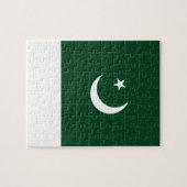 Pakistaanse vlag legpuzzel (Horizontaal)
