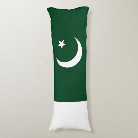 Pakistaanse vlag lichaamskussen (Voorkant Verticaal)
