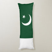 Pakistaanse vlag lichaamskussen (Achterkant (Verticaal))