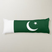 Pakistaanse vlag lichaamskussen (Voorkant)