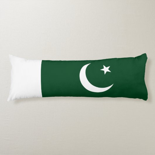 Pakistaanse vlag lichaamskussen (Voorkant)