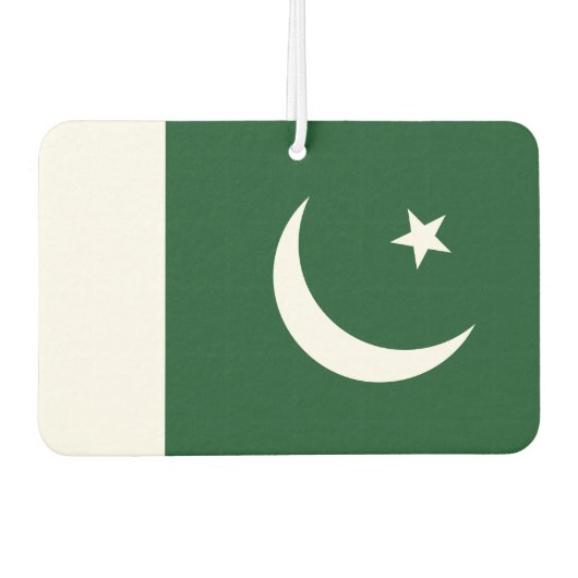 Pakistaanse vlag luchtverfrisser (Voorkant)
