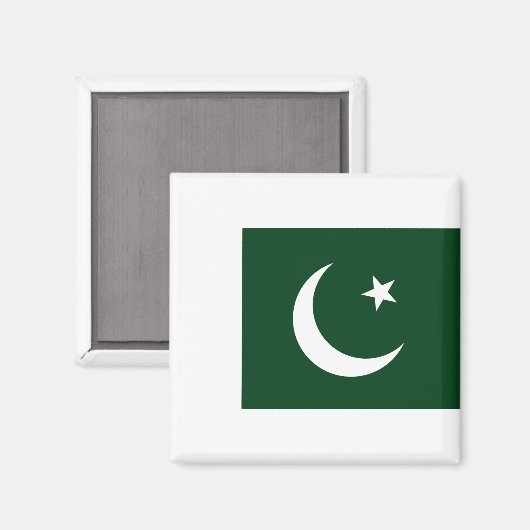 Pakistaanse vlag magneet (Voorkant / Achterkant)