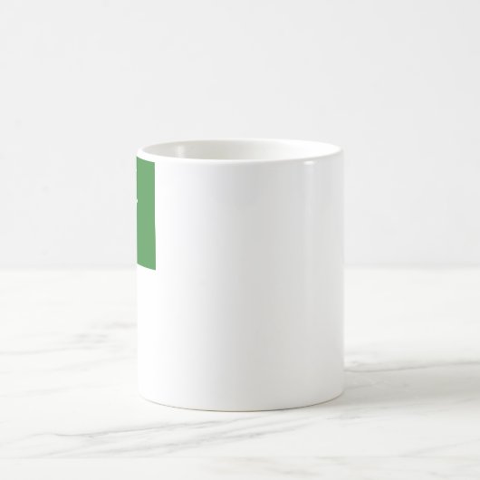 Pakistaanse vlag met naam in Urdu Koffiemok (Center)