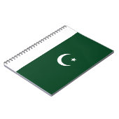 Pakistaanse vlag notitieboek (Linkerzijde)