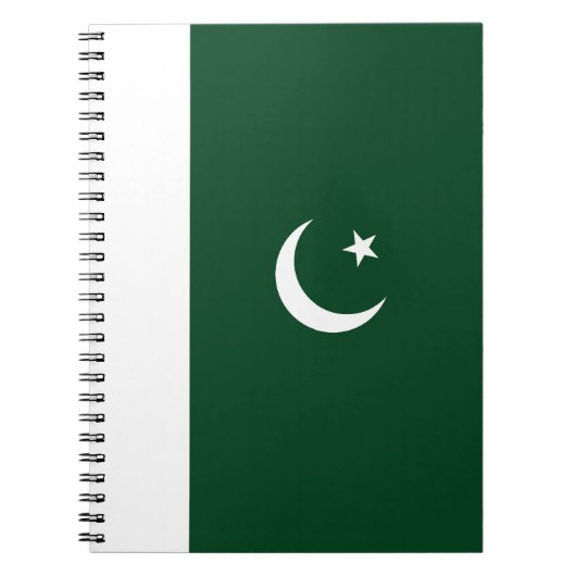 Pakistaanse vlag notitieboek (Voorkant)