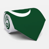 Pakistaanse vlag Onafhankelijkheidsdag Mannen Stro Stropdas (Opgerold)