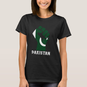 Pakistaanse Vlag Pakistaanse Trots Handfist Pakist T-shirt