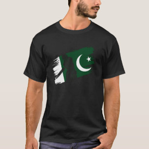 Pakistaanse vlag Pakistan Cricket Fan speler Coach T-shirt