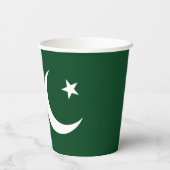 Pakistaanse vlag papieren bekers (Achterkant)