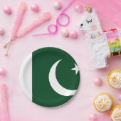 Pakistaanse vlag papieren bordje (Feest)