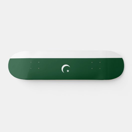 Pakistaanse vlag persoonlijk skateboard (Horizontaal)