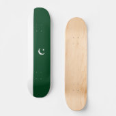 Pakistaanse vlag persoonlijk skateboard (Voorkant)