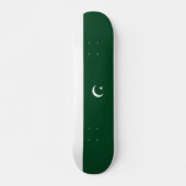Pakistaanse vlag persoonlijk skateboard (Voorkant)