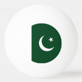 Pakistaanse vlag pingpongbal (Voorkant)