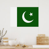 Pakistaanse vlag poster (Keuken)