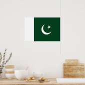 Pakistaanse vlag poster (Keuken)