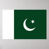 Pakistaanse vlag poster (Voorkant)