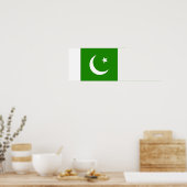 Pakistaanse vlag poster (Keuken)