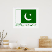 Pakistaanse vlag poster (Keuken)