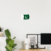 Pakistaanse Vlag Poster Print (Thuiskantoor)